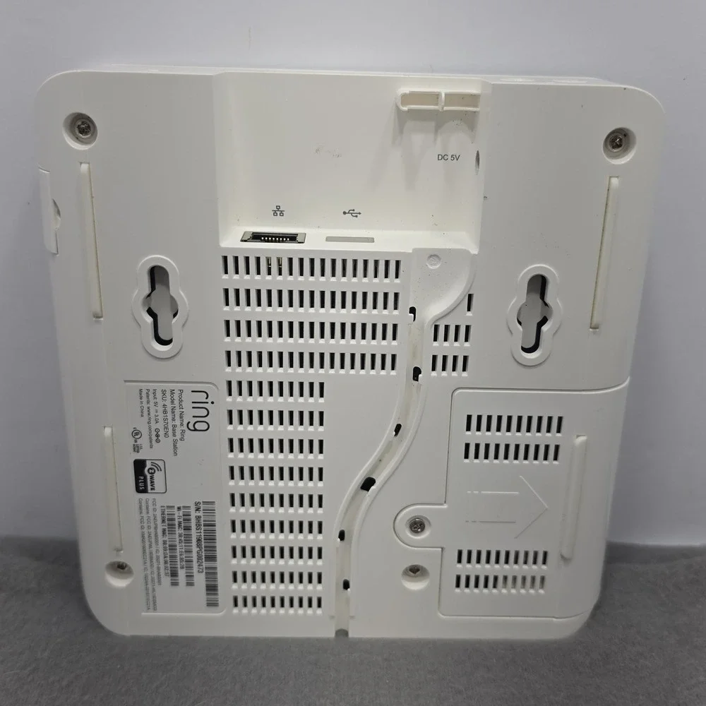 Ring Alarm Home Security System Base Station 4HB1S70EN0 UNKNOWN REGISTRATION J